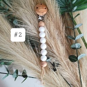 TAYLOR MAE® Non-Toxic BPA Free Pacifier Clips Tethers Holder Baby Teethers